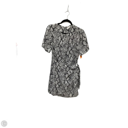 Dress Casual Short By Blu Pepper In Animal Print, Size: L