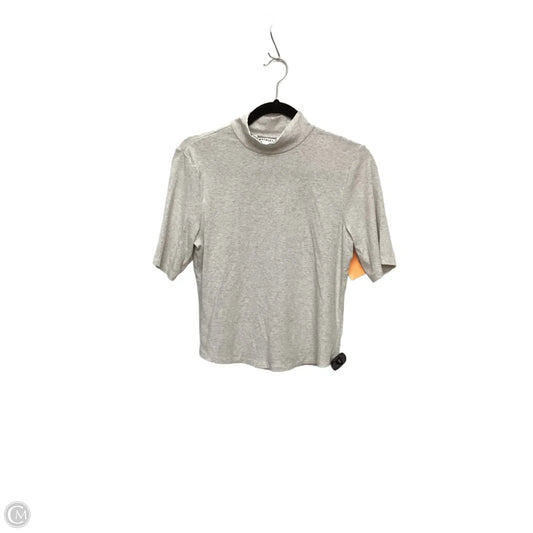 Top Short Sleeve By Athleta In Grey, Size: L