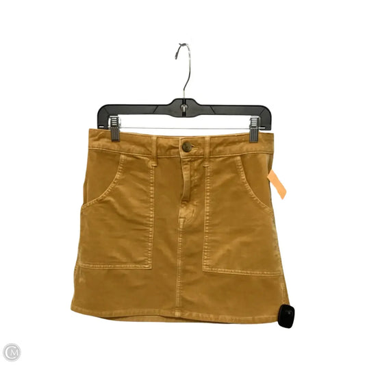 Skirt Mini & Short By American Eagle In Yellow, Size: 6