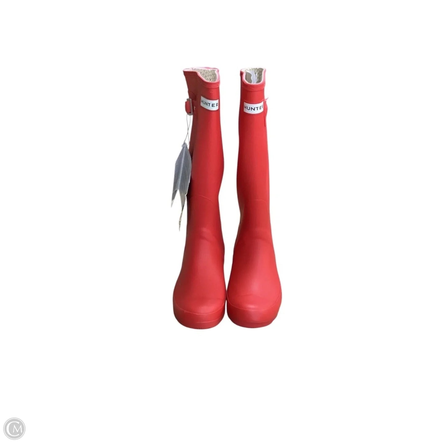 Boots Knee Flats By Hunter In Red, Size: 7