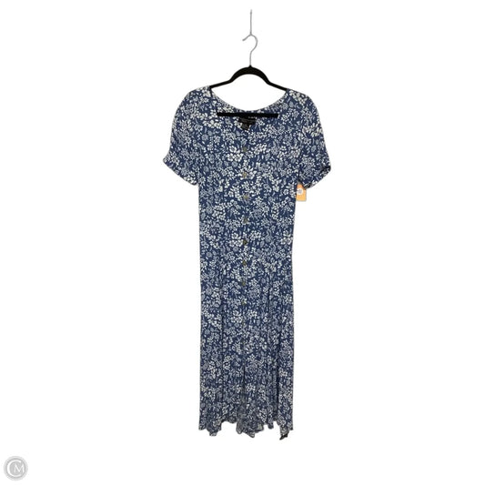 Dress Casual Maxi By Metropolitan In Blue, Size: 10