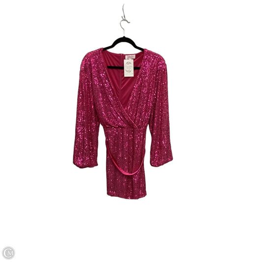 Dress Party Short By Jess Lea In Pink, Size: L