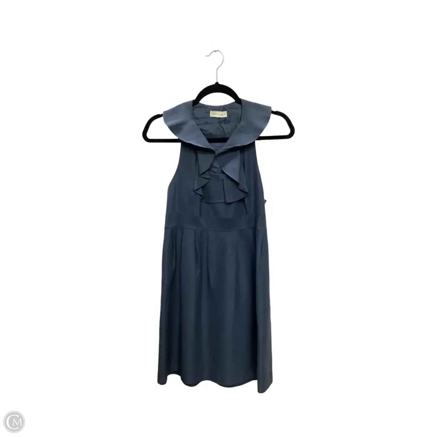 Designer Dress Casual Short By Clothes Mentor In Blue, Size: S