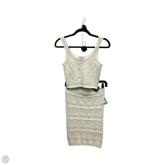 Top 2pc Sleeveless By Rachel Zoe In Cream, Size: Xs
