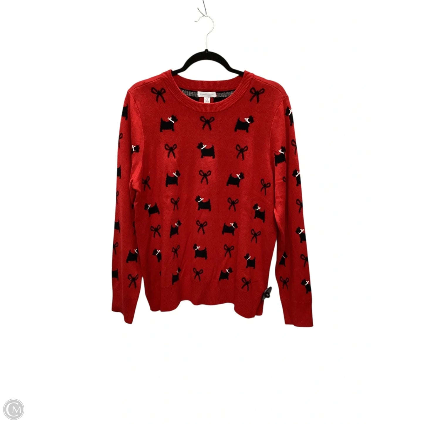 Sweater By Charter Club In Red, Size: Xl