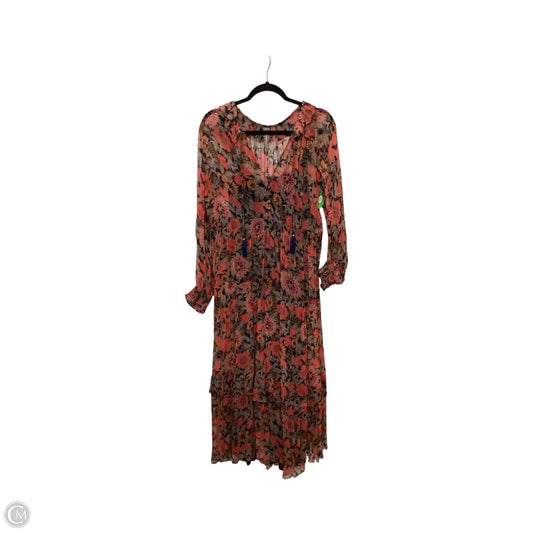 Dress Casual Maxi By Anthropologie In Blue, Size: S