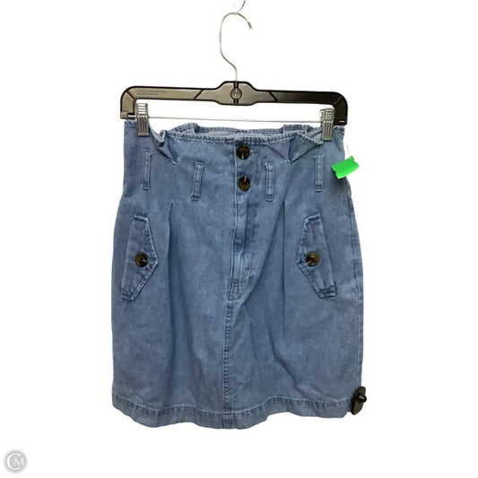 Skirt Mini & Short By Who What Wear In Blue, Size: 4