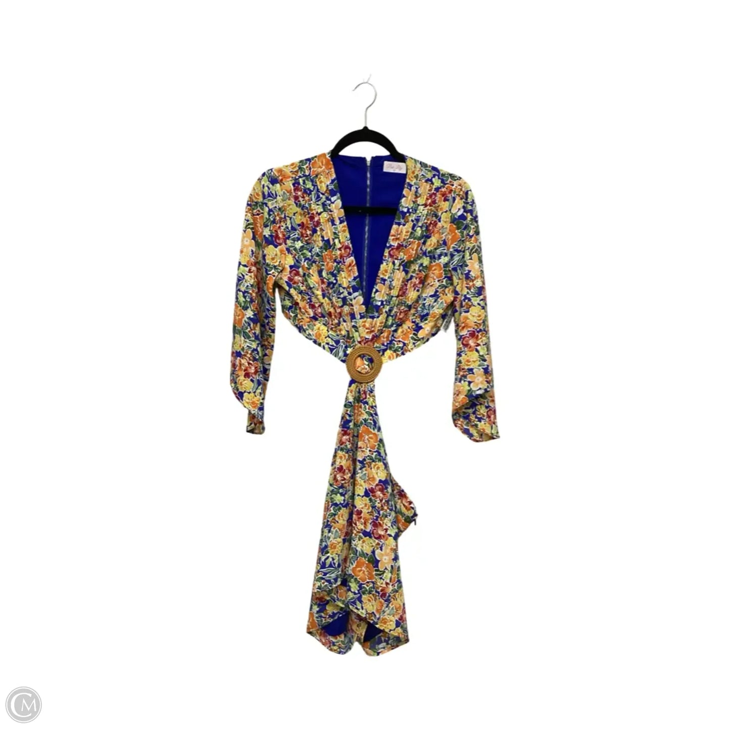 Romper By Pink Lily In Blue, Size: M