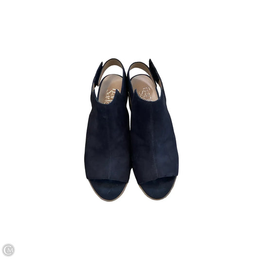 Shoes Heels Wedge By Franco Sarto In Black, Size: 7