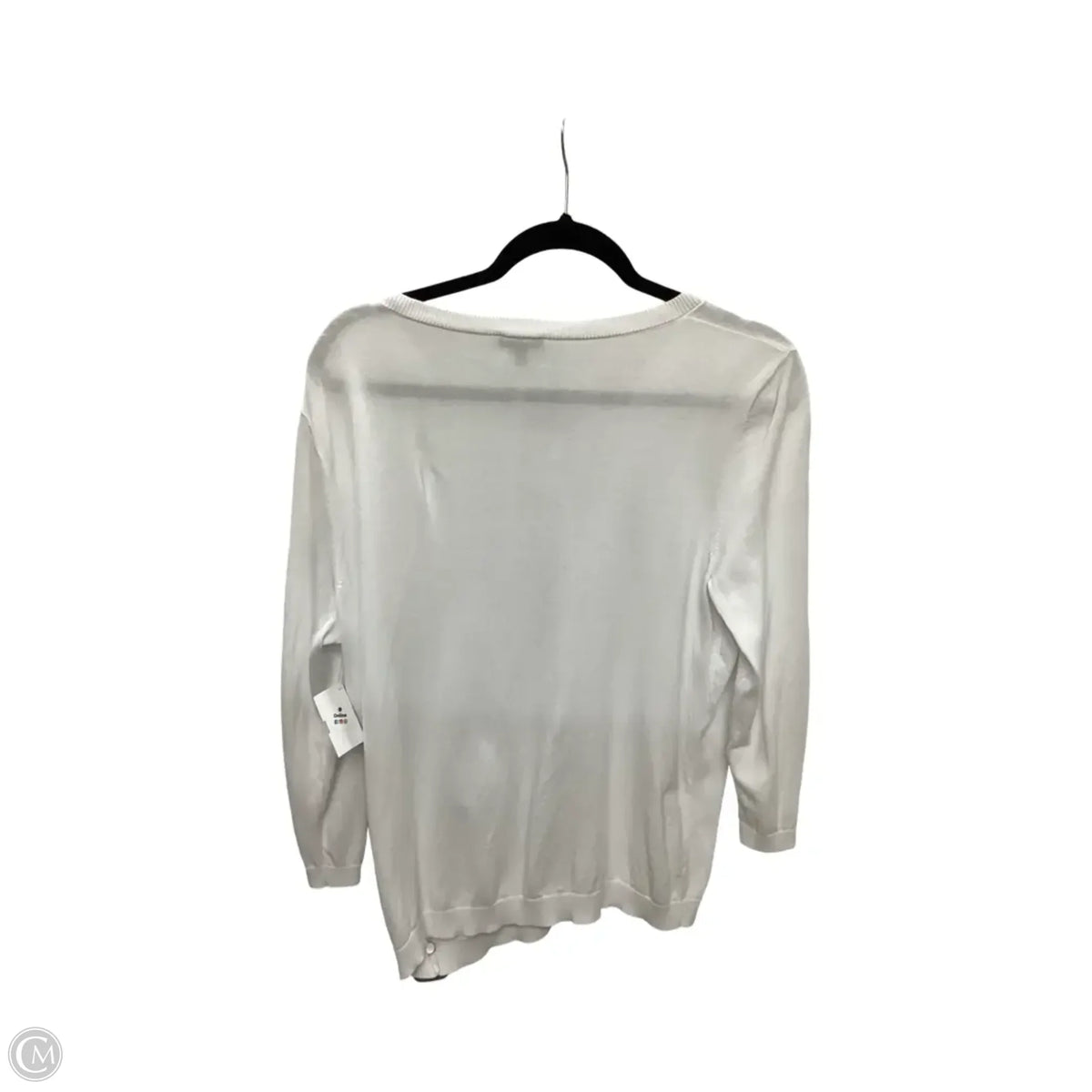 Cardigan By Talbots In White, Size: Lp