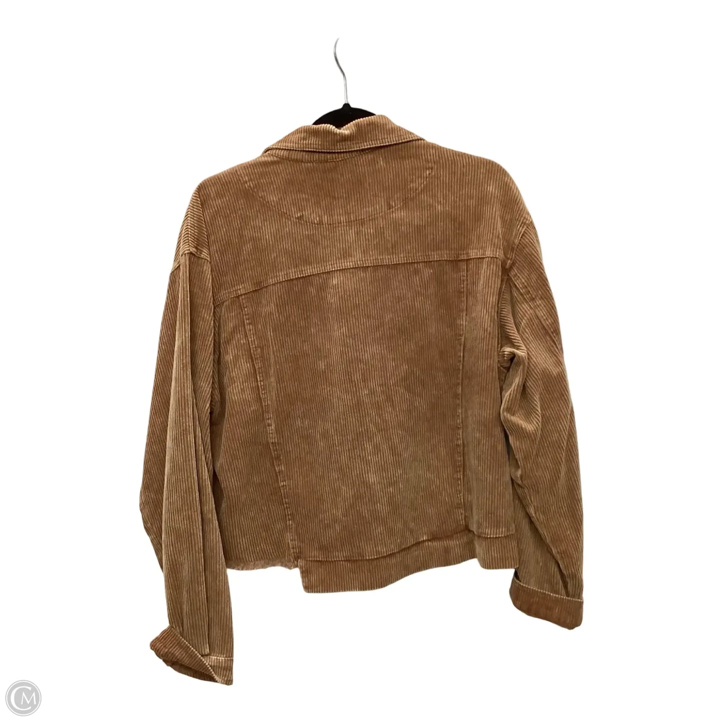 Jacket Shirt By Altard State In Tan, Size: S