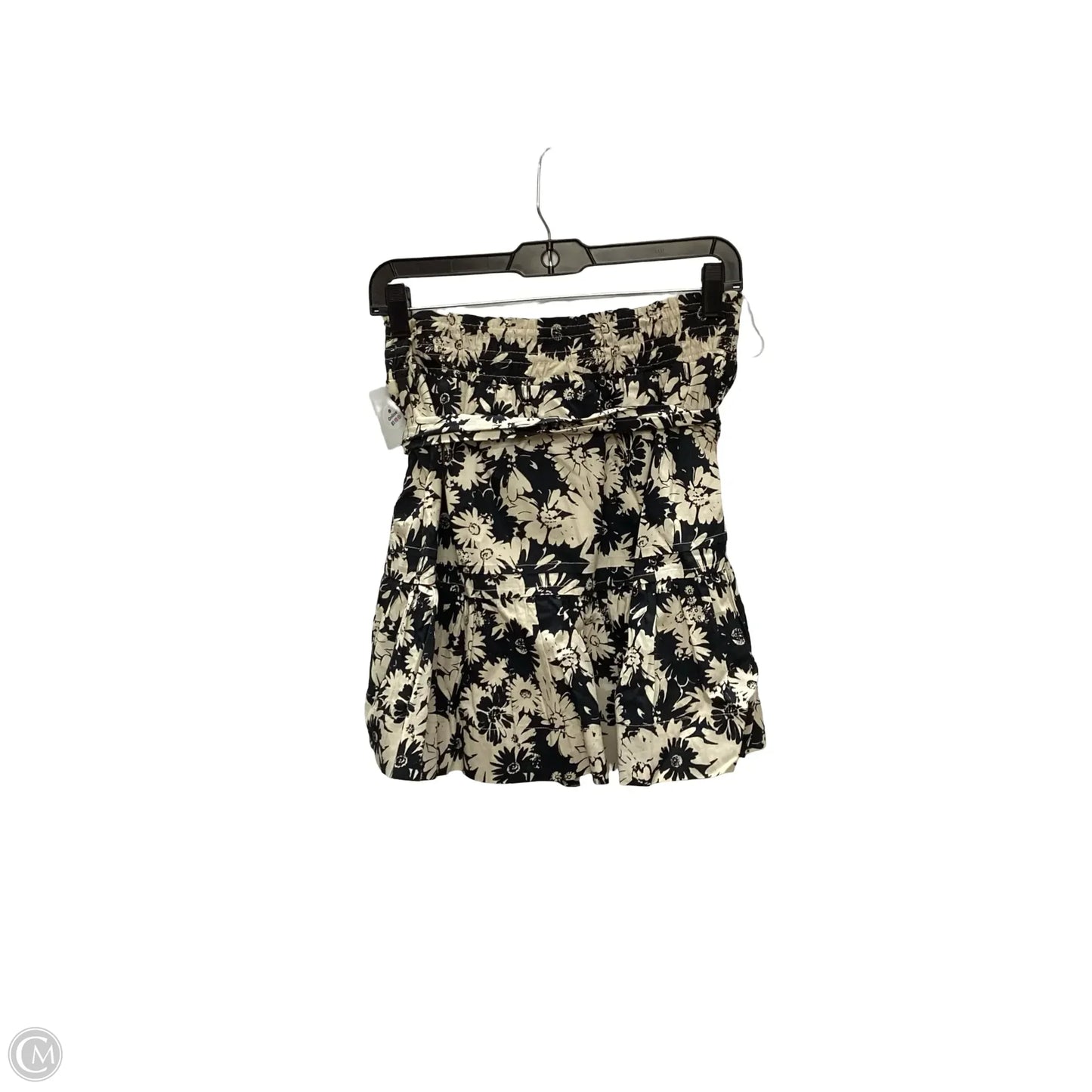 Skirt Mini & Short By Versona In Black & Tan, Size: M