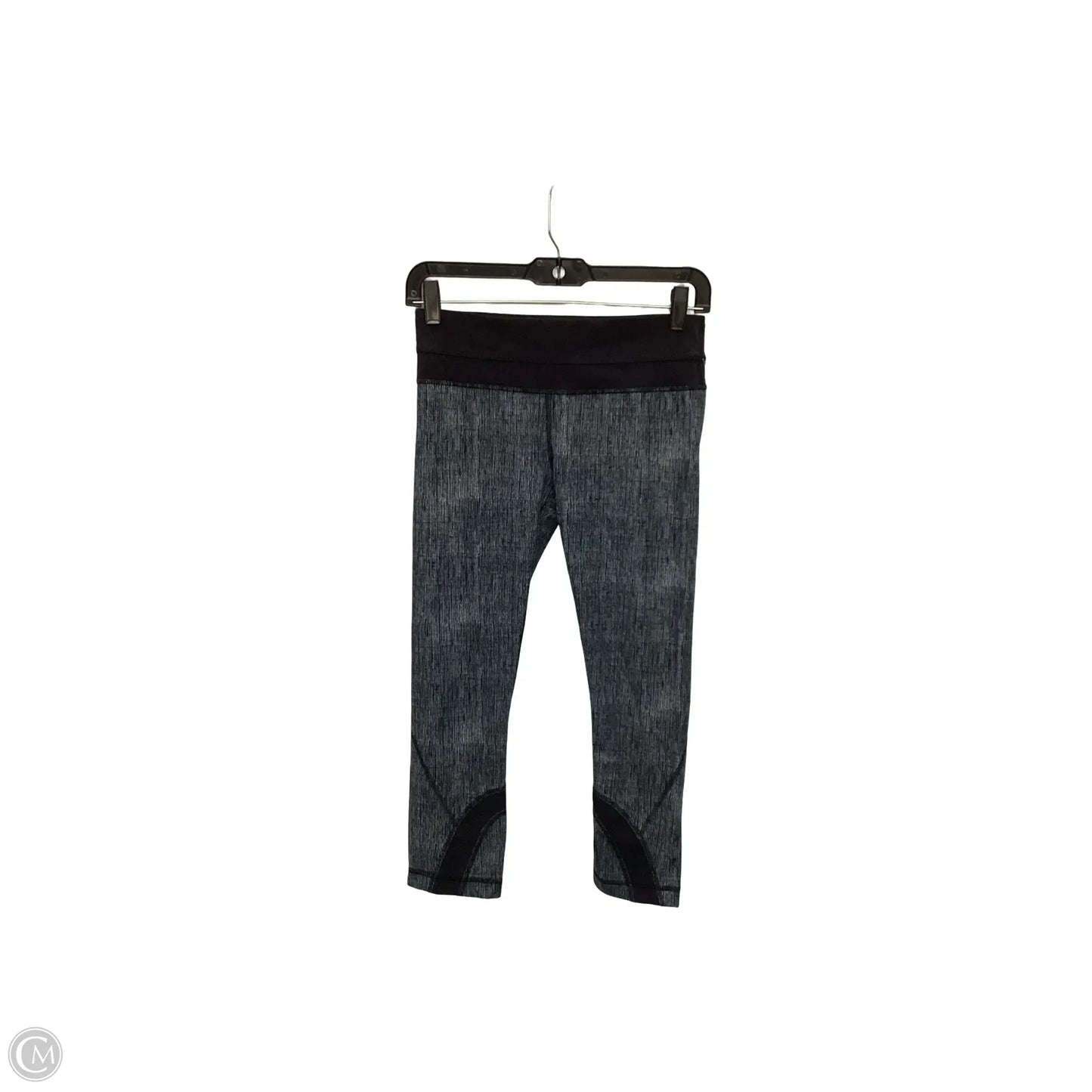 Athletic Leggings Capris By Lululemon In Grey, Size: 4