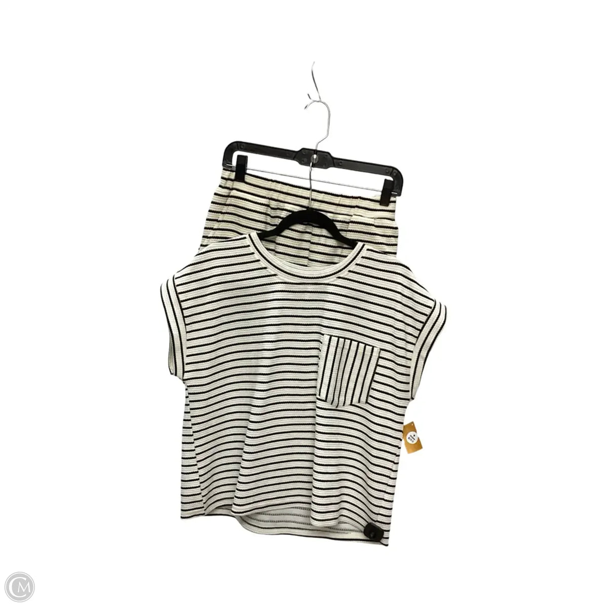 Shorts Set By Entro In Striped Pattern, Size: L
