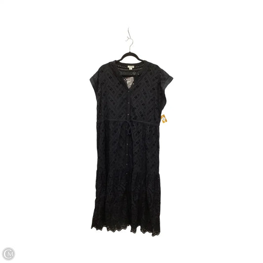 Dress Casual Maxi By Sundance In Black, Size: L