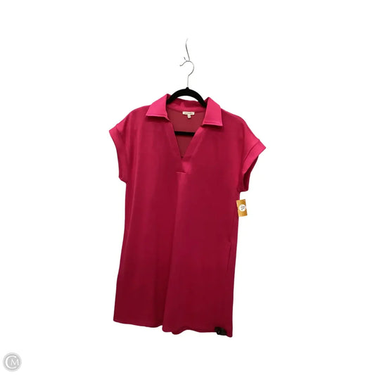 Dress Casual Short By Jodifl In Pink, Size: S