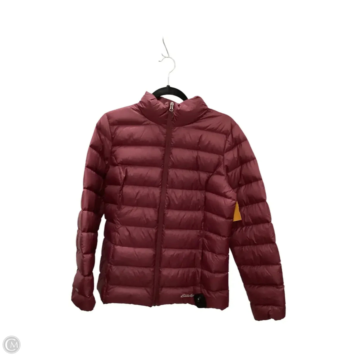 Jacket Puffer & Quilted By Eddie Bauer In Maroon, Size: L