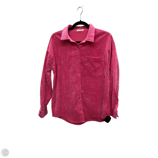 Jacket Shirt By No Comment In Pink, Size: S