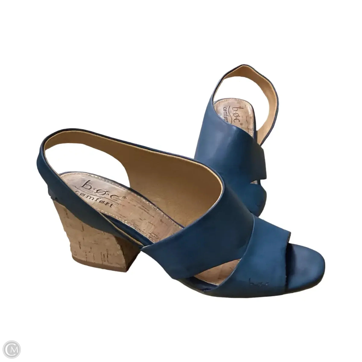 Shoes Heels Block By Boc In Blue, Size: 7