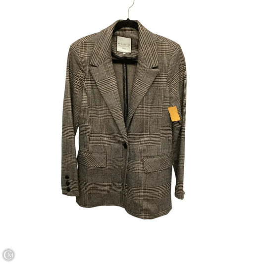 Blazer By Bagatelle In Plaid Pattern, Size: M