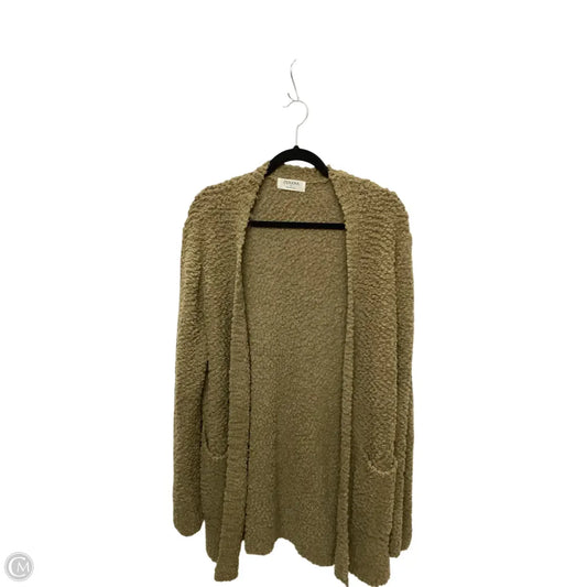 Cardigan By Zenana In Green, Size: L