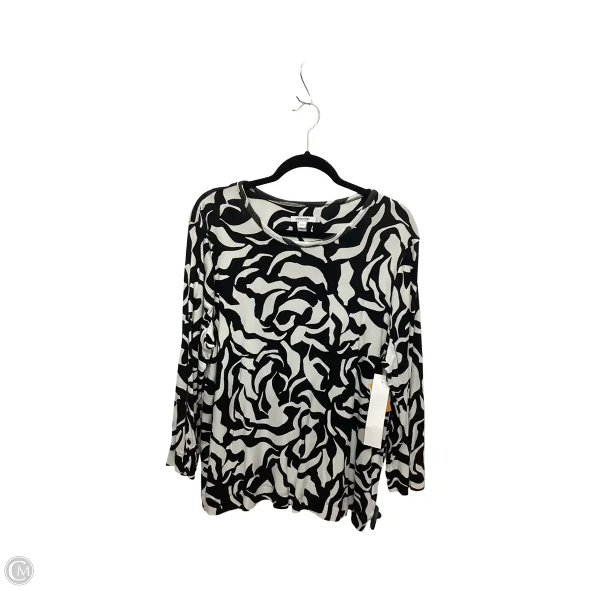 Top Long Sleeve By Chicos In White, Size: Xxl