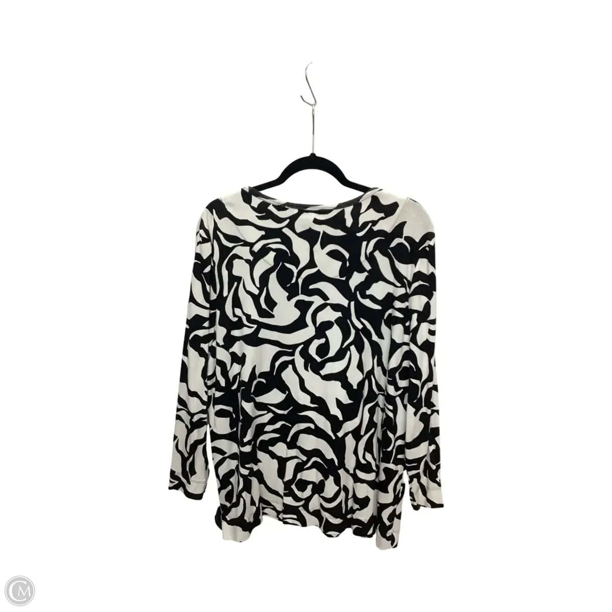 Top Long Sleeve By Chicos In White, Size: Xxl