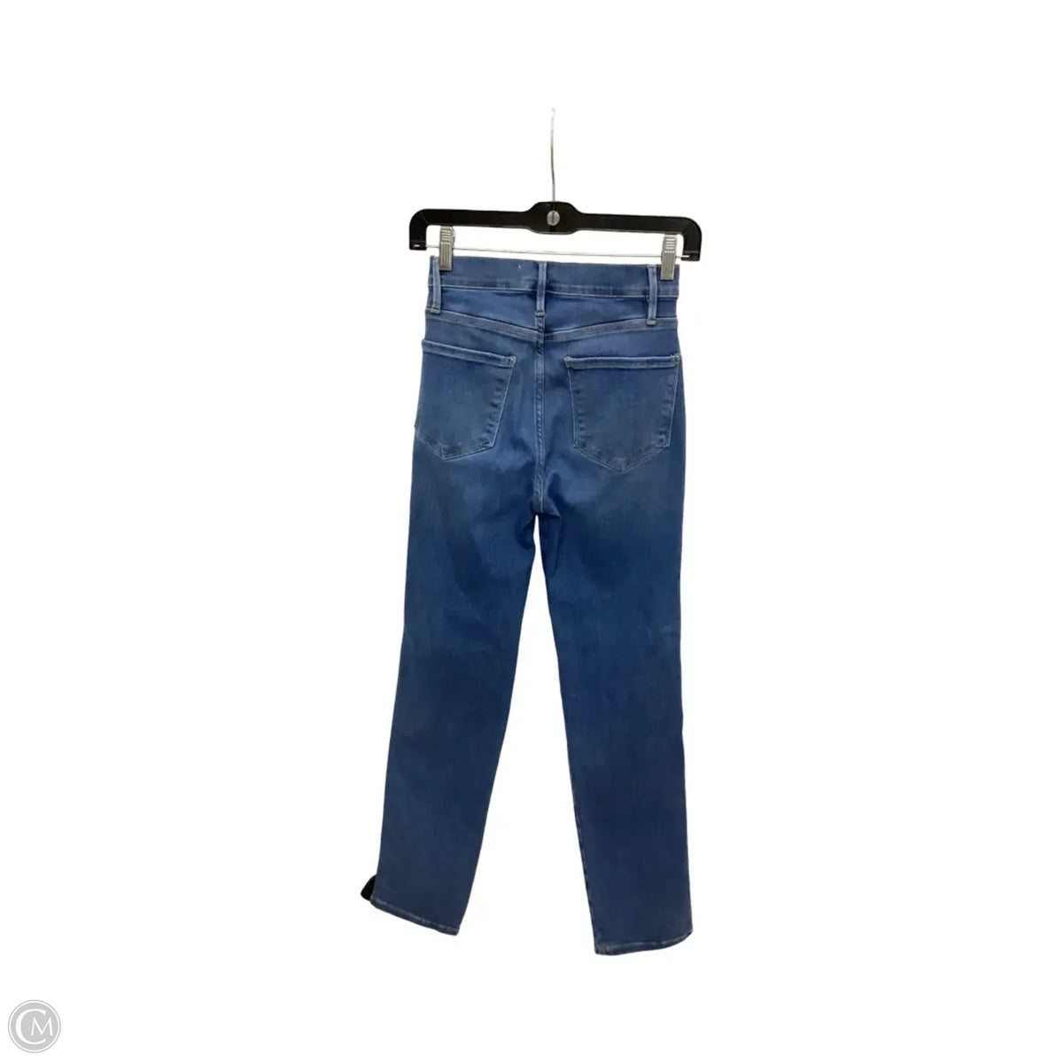 Jeans Straight By Frame In Blue Denim, Size: 2
