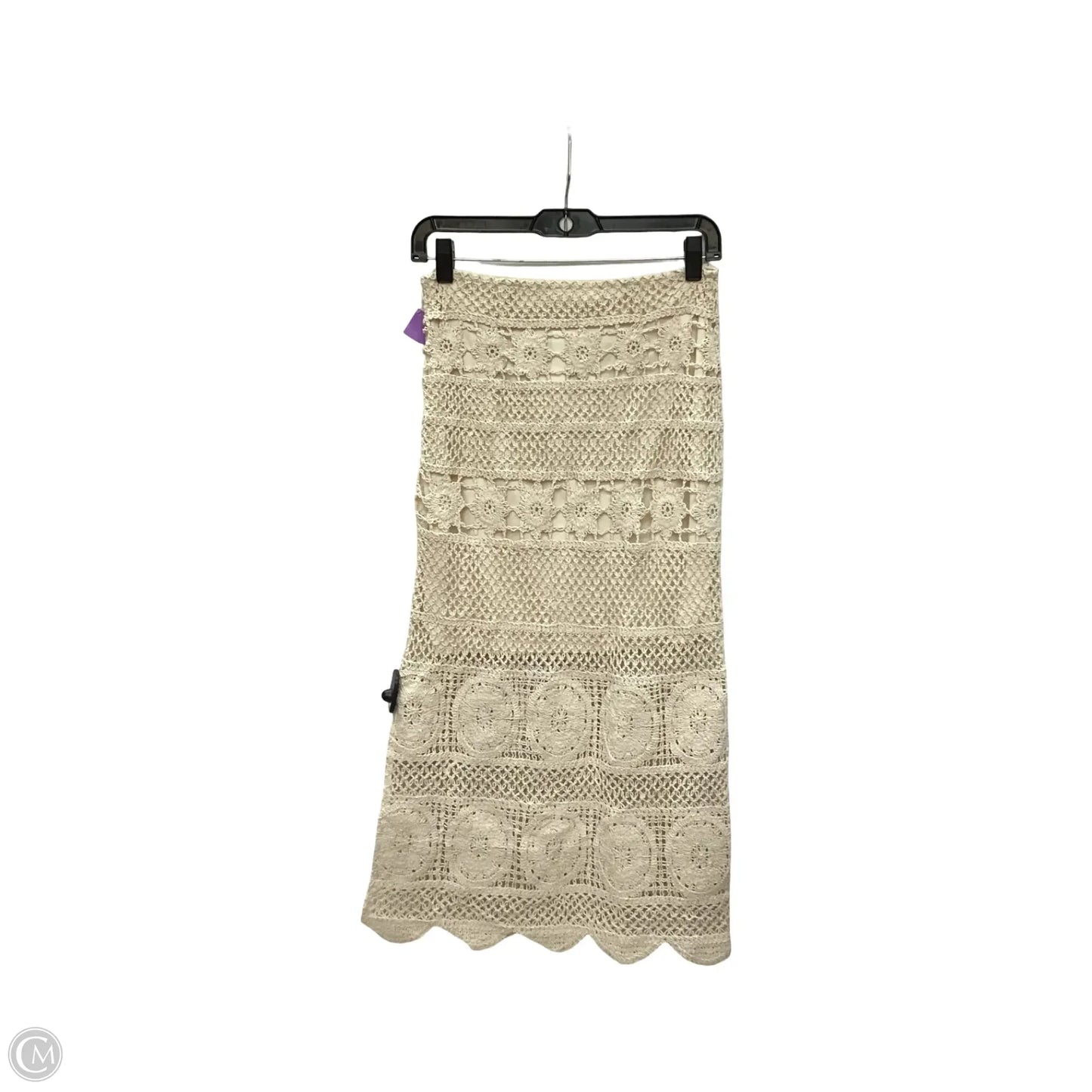 Skirt Midi By Idem Ditto In Tan, Size: S