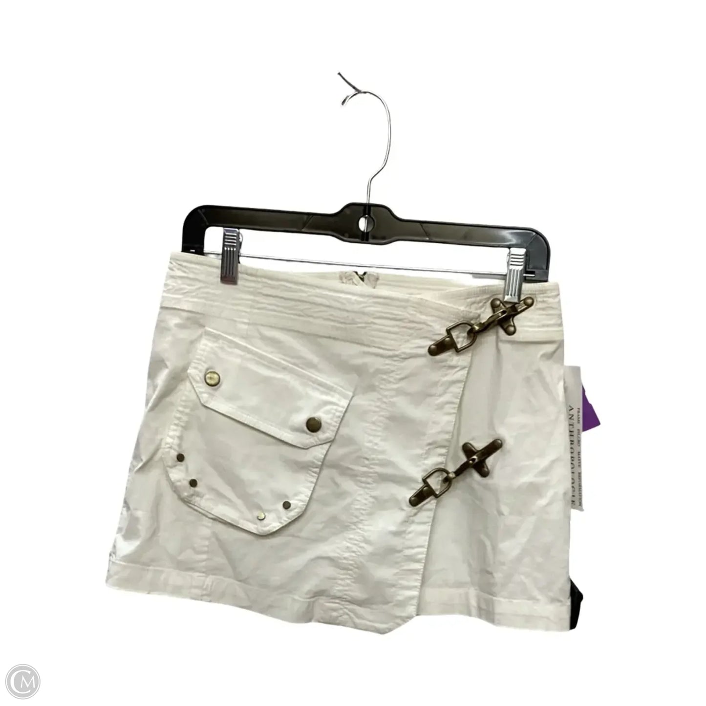 Skirt Mini & Short By Anthropologie In White, Size: S