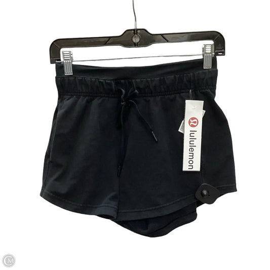 Athletic Shorts By Lululemon In Black, Size: 4