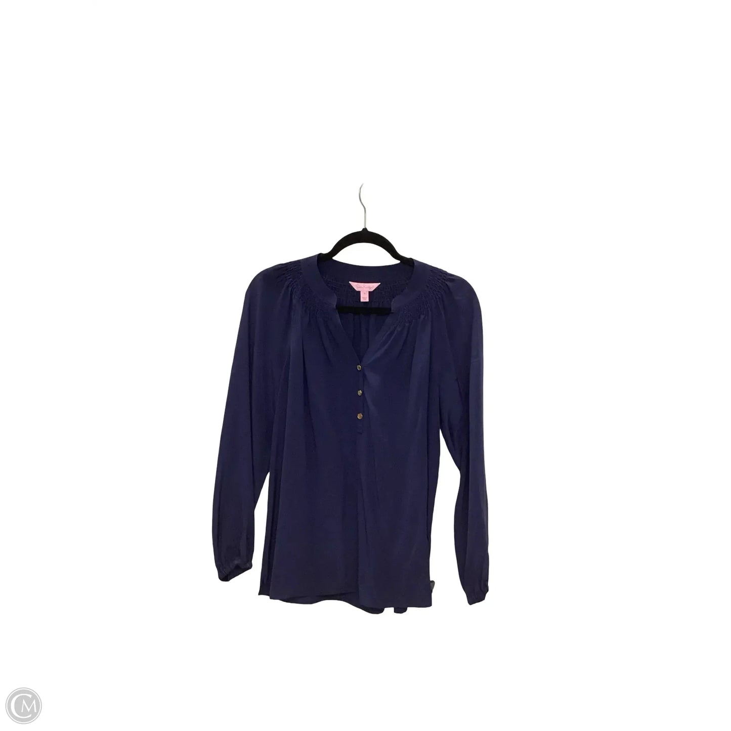 Blouse Designer By Lilly Pulitzer In Navy, Size: S
