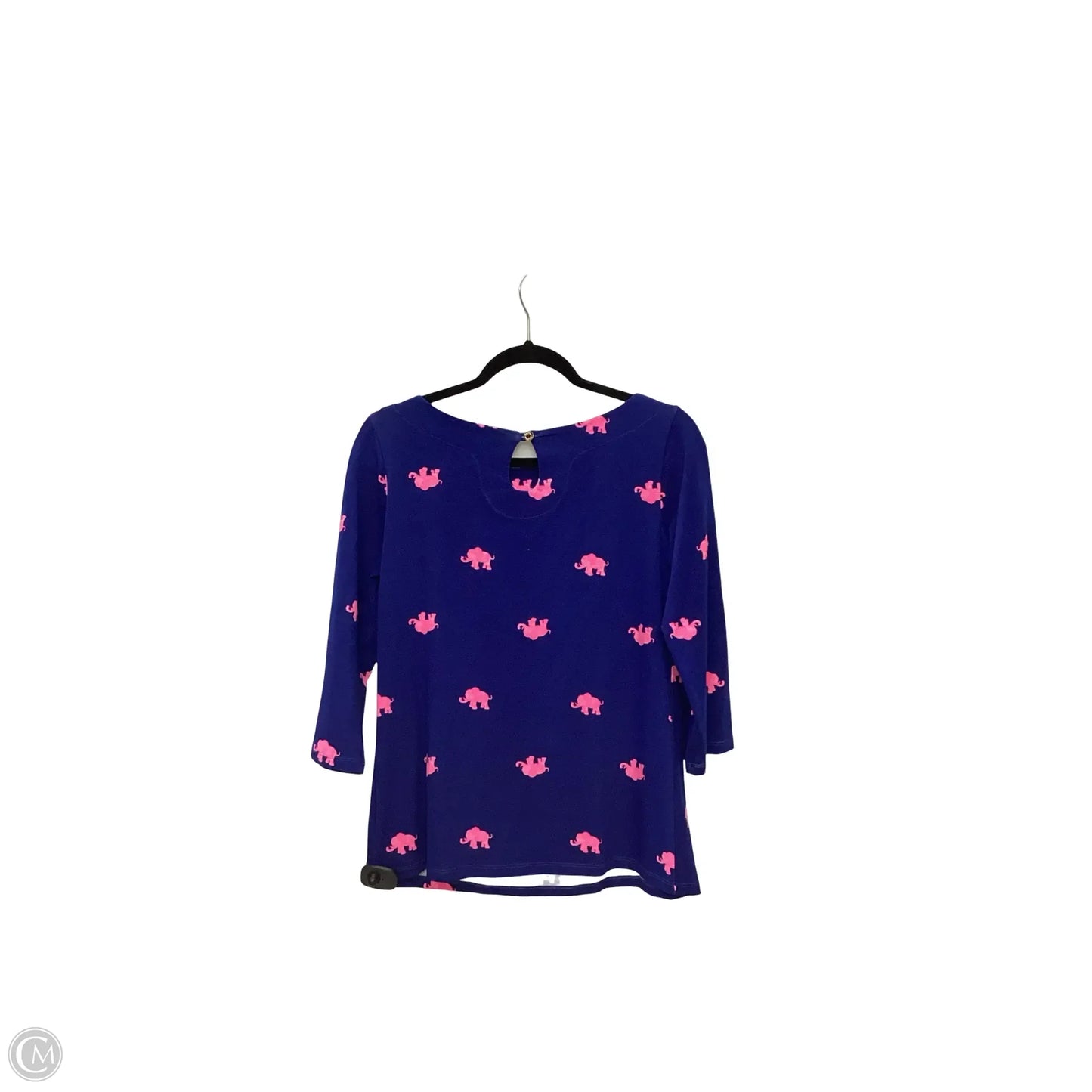 Blouse Designer By Lilly Pulitzer In Navy, Size: S