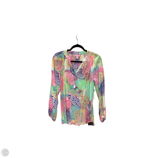 Blouse Designer By Lilly Pulitzer In Multi-colored, Size: S