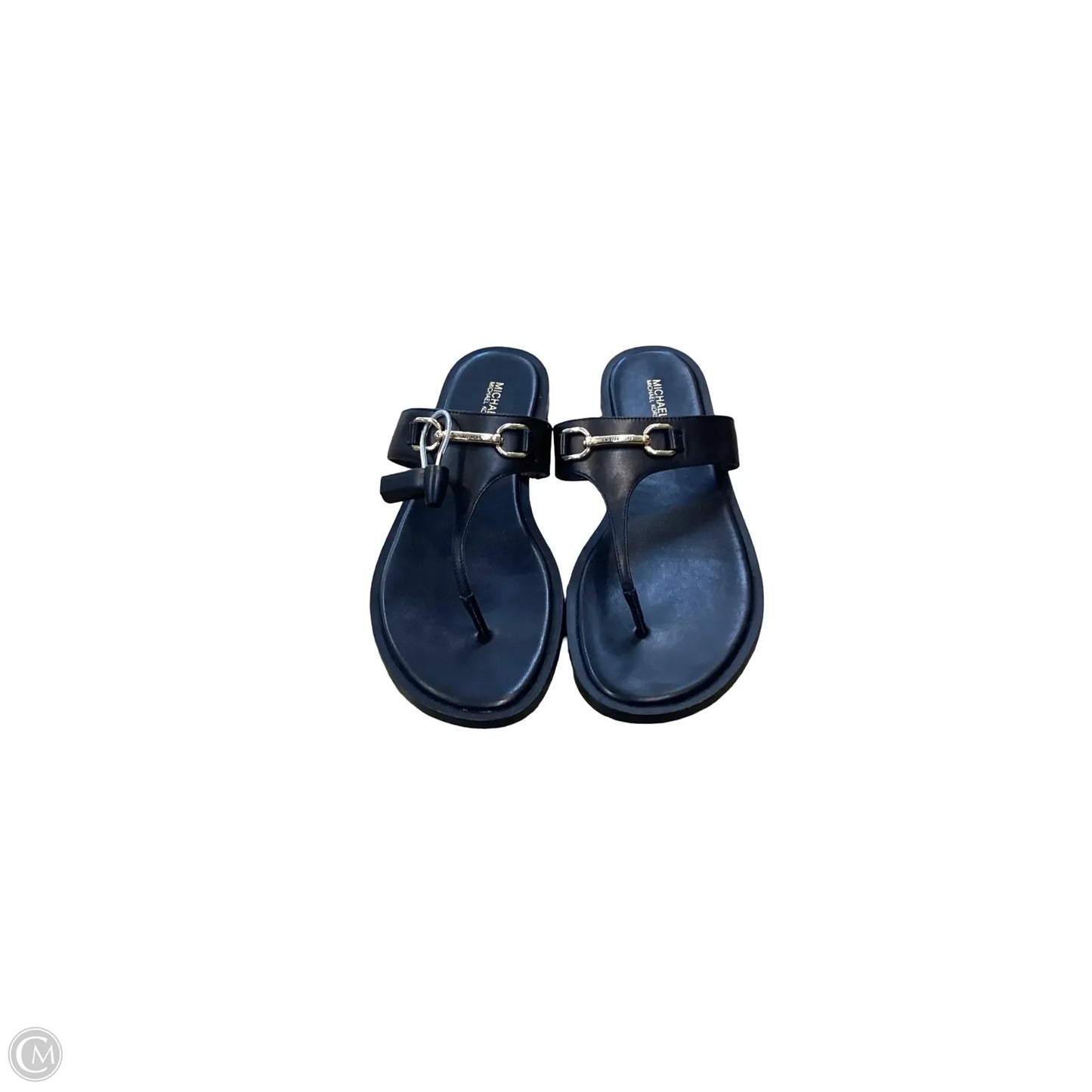 Sandals Flats By Michael By Michael Kors In Black, Size: 10
