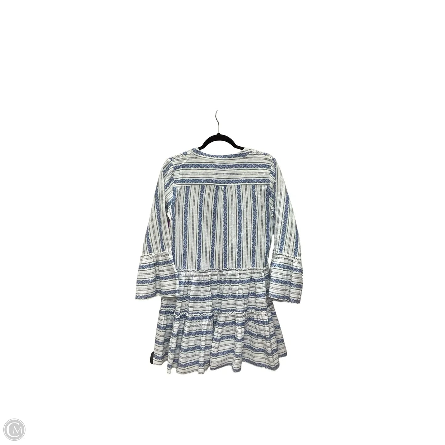 Dress Casual Short By En Creme In Blue & White, Size: S