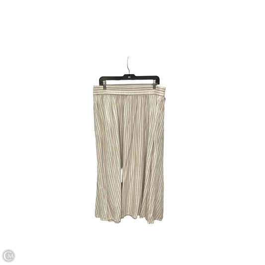 Skirt Midi By A New Day In Striped Pattern, Size: L