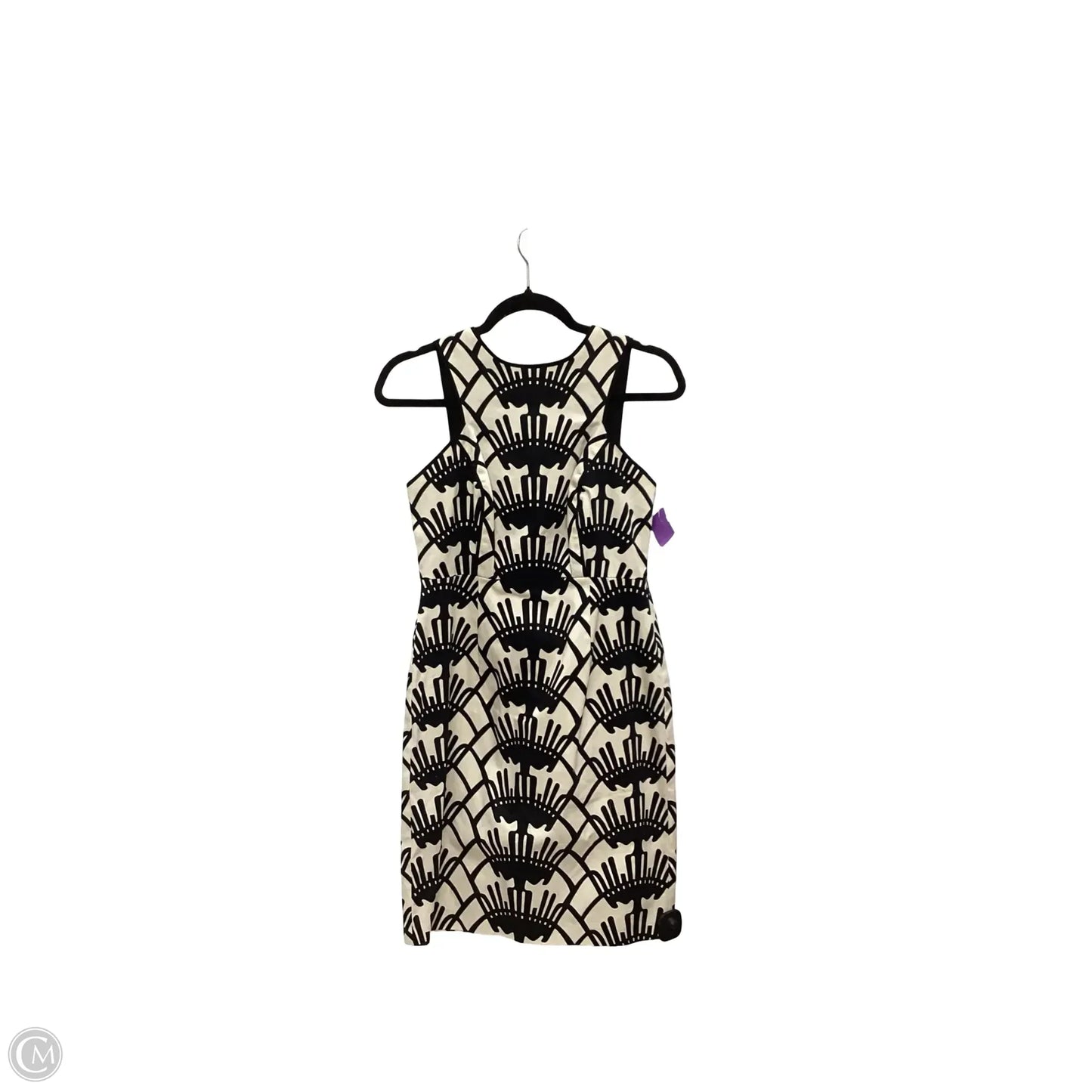 Dress Casual Short By Donna Morgan In Black & White, Size: 4