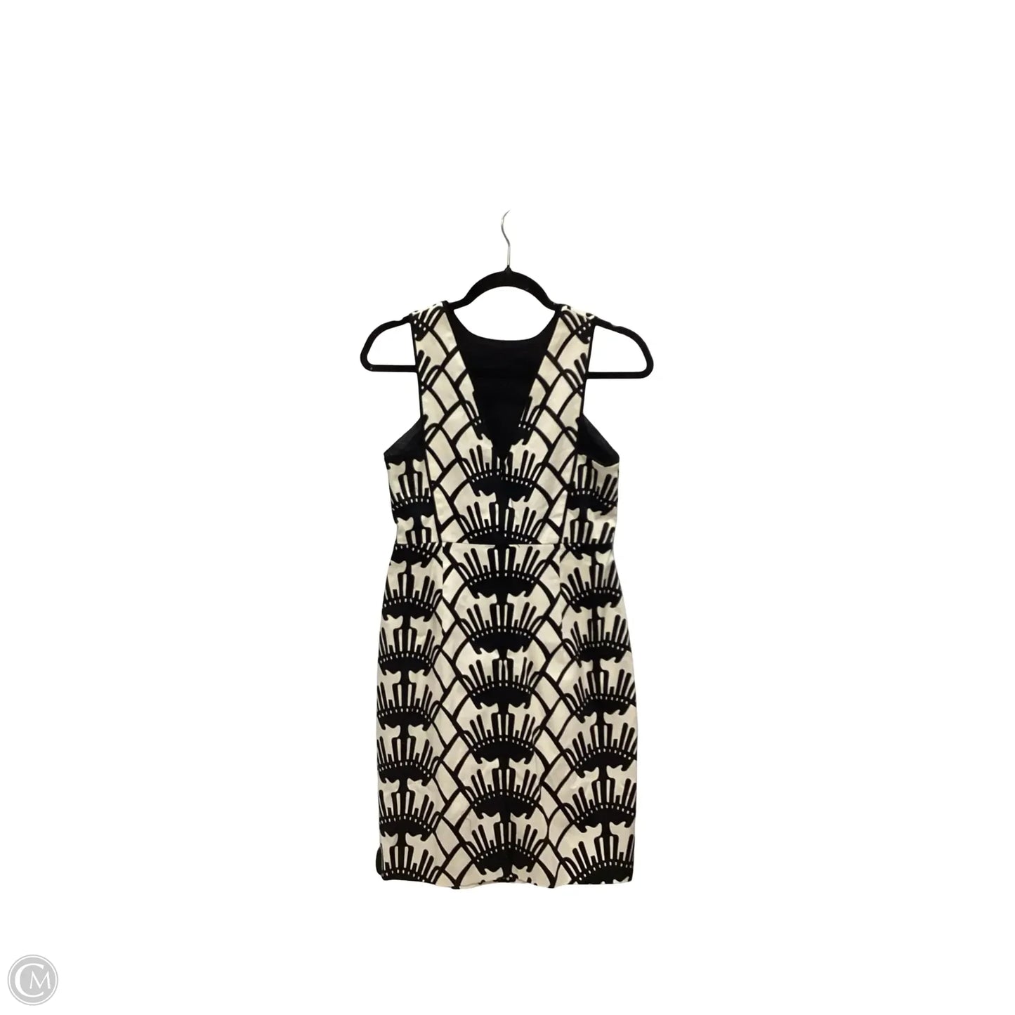 Dress Casual Short By Donna Morgan In Black & White, Size: 4