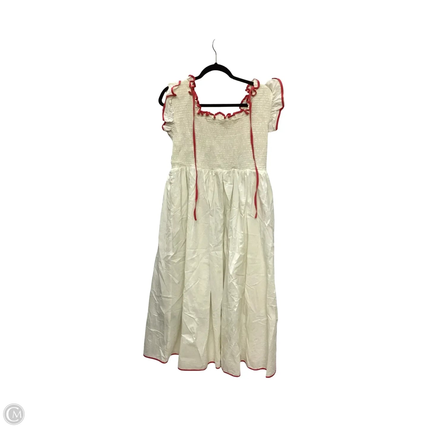 Dress Casual Midi By Anniewear In Cream, Size: Xl
