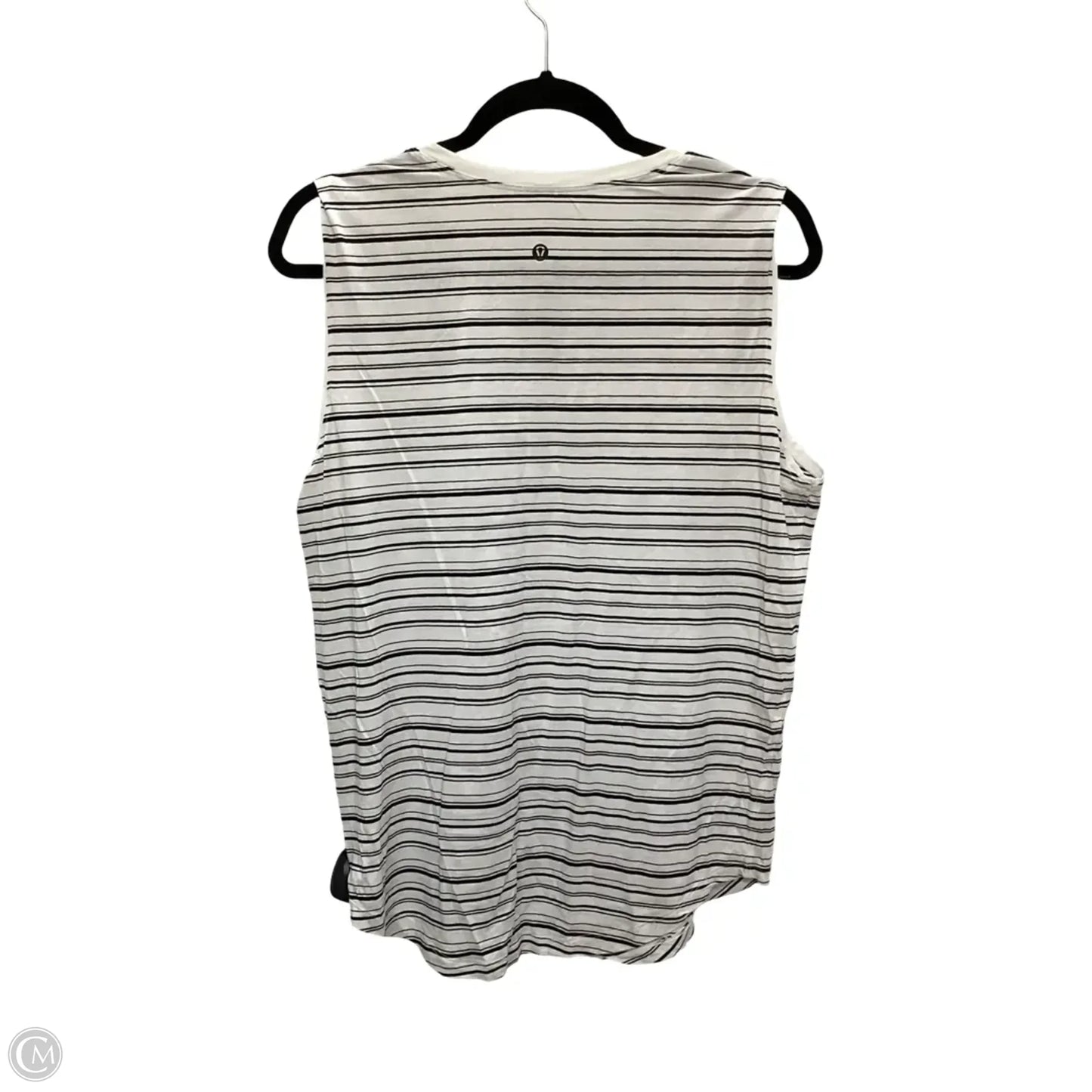 Athletic Tank Top By Lululemon In Striped Pattern, Size: 8
