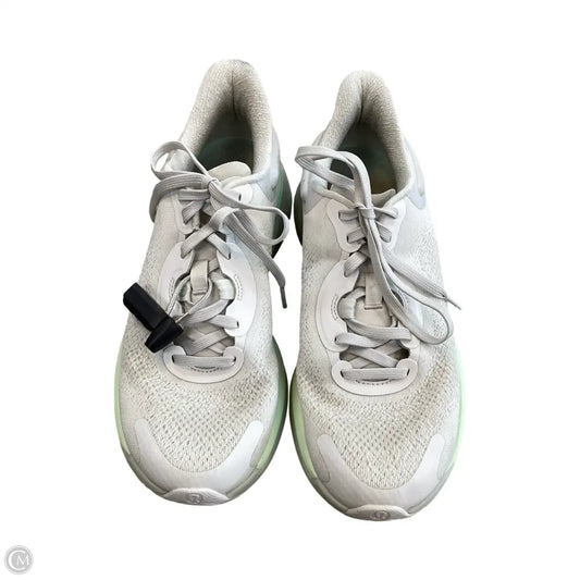 Shoes Athletic By Lululemon In Cream & Green, Size: 8