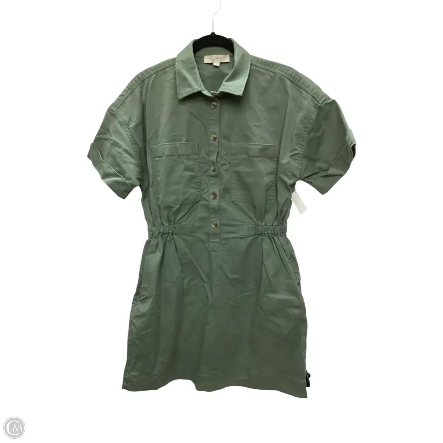 Dress Casual Short By Loft In Green, Size: 8
