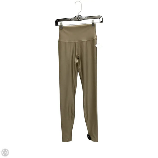 Athletic Leggings By Alo In Tan, Size: Xs