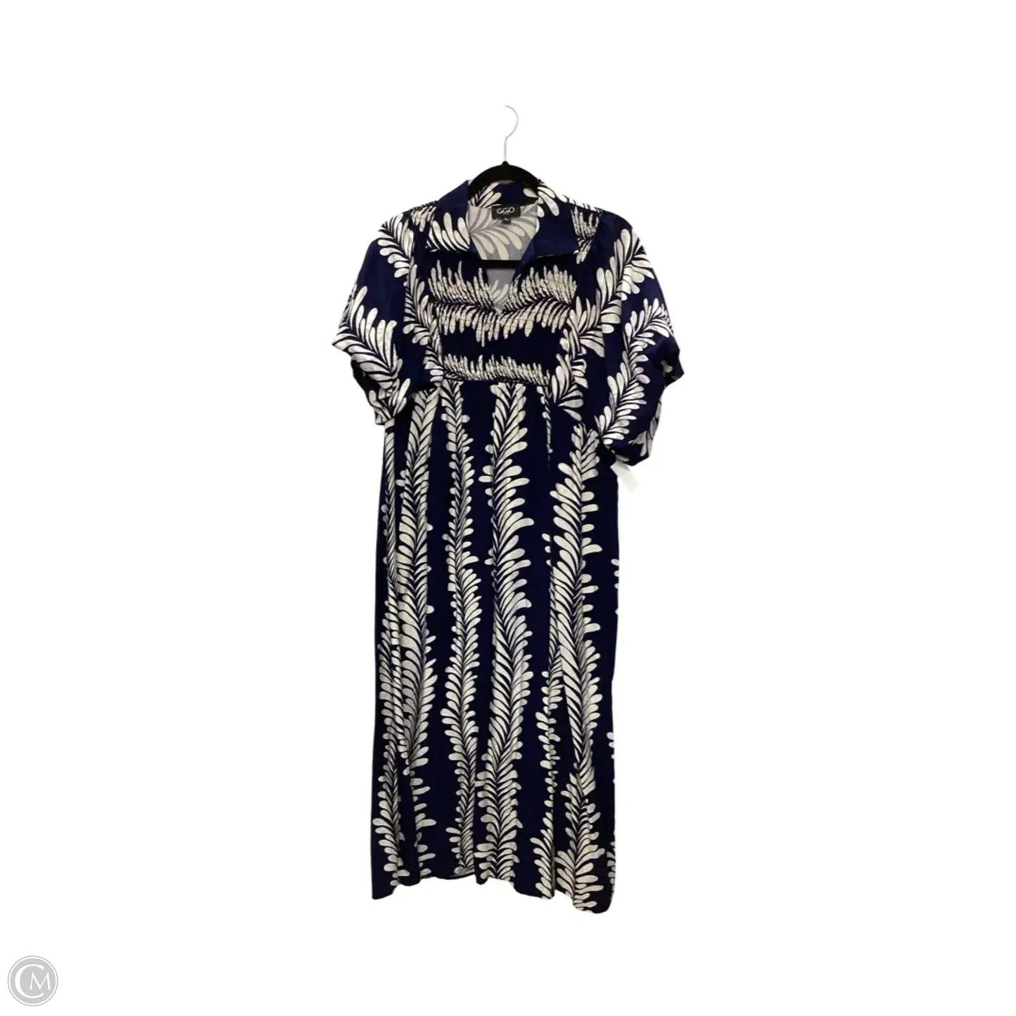 Dress Casual Maxi By Gigio In Navy, Size: L