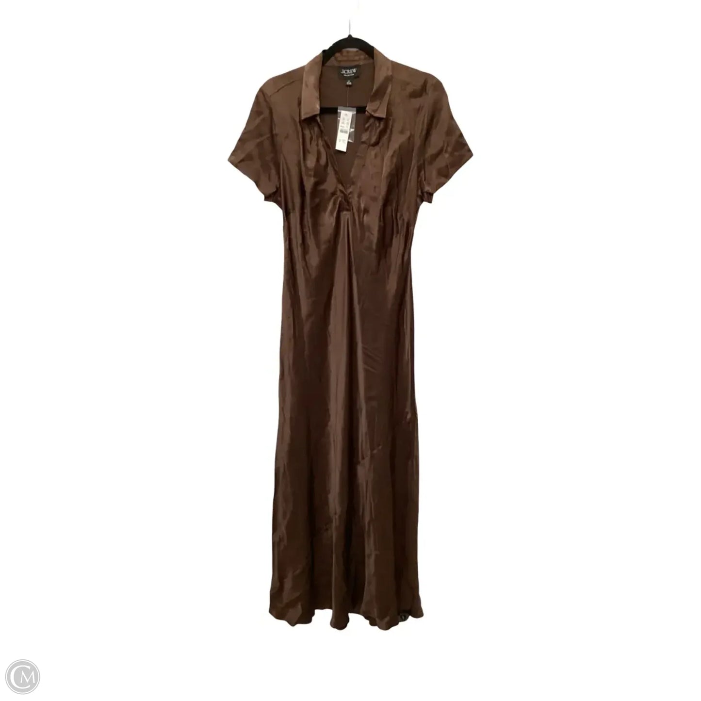 Blouse Long Sleeve By J. Crew In Brown, Size: 14
