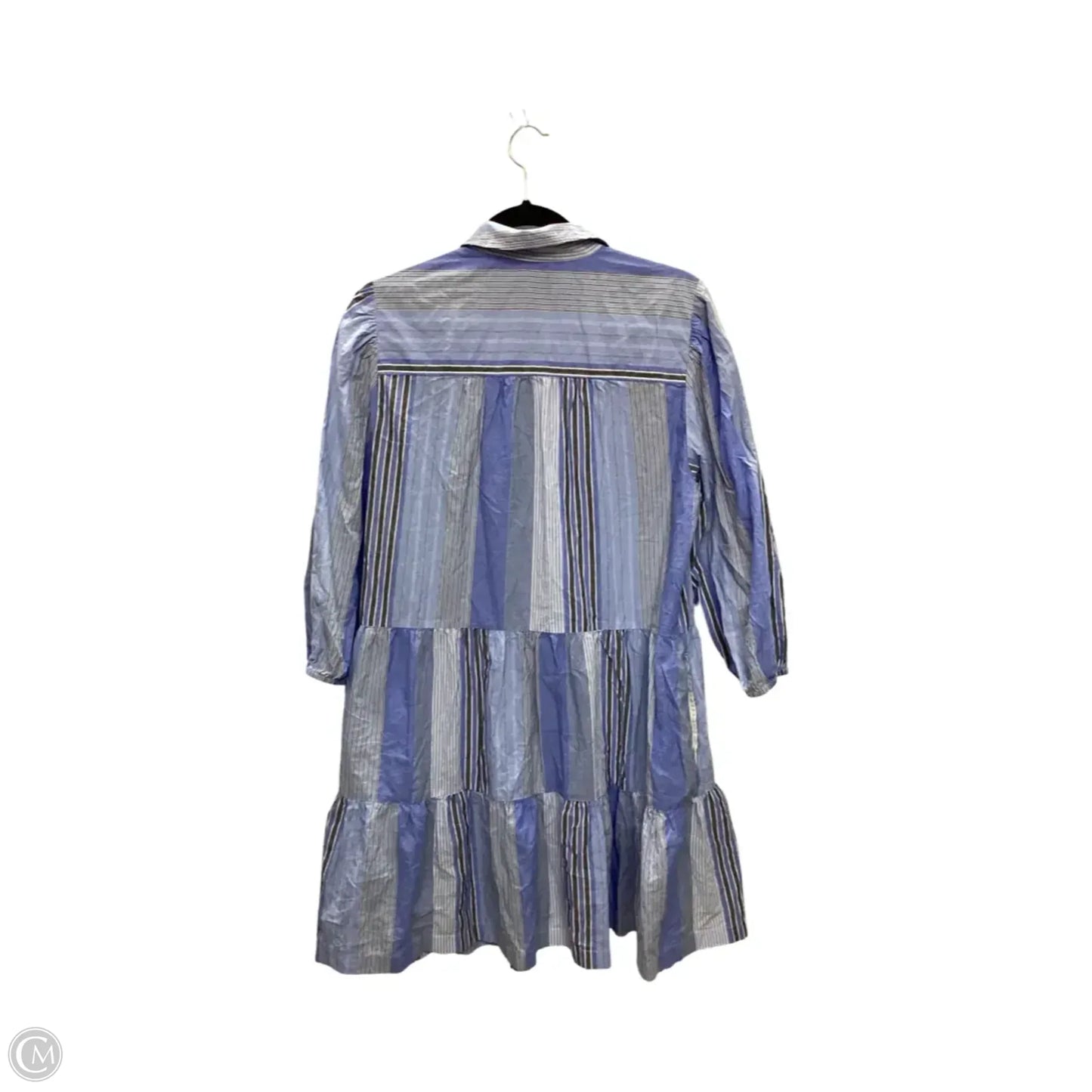Dress Casual Midi By Gap In Striped Pattern, Size: L