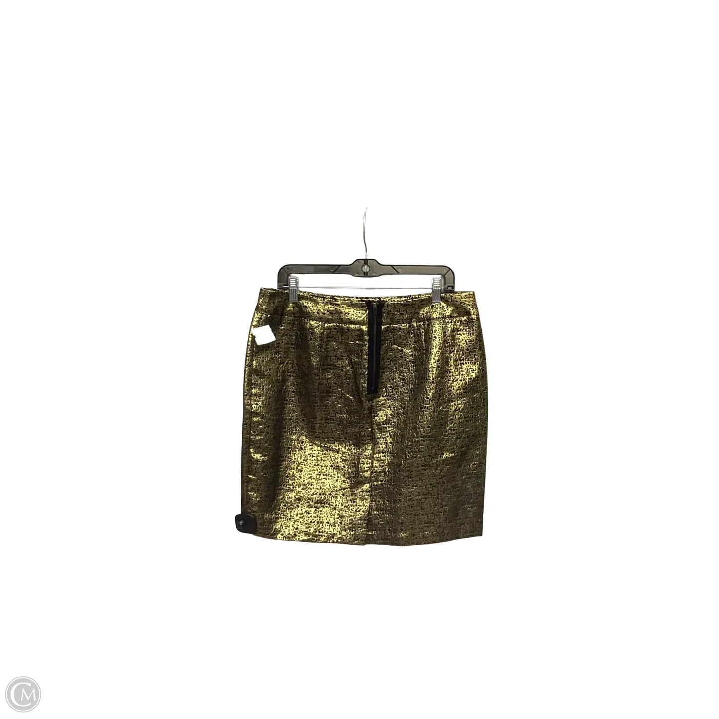 Skirt Mini & Short By Agb In Gold, Size: 12