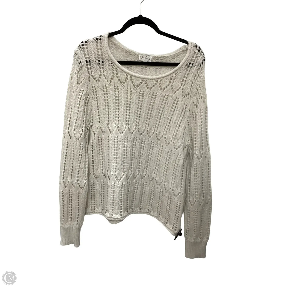 Sweater By Wonderly In Grey, Size: M