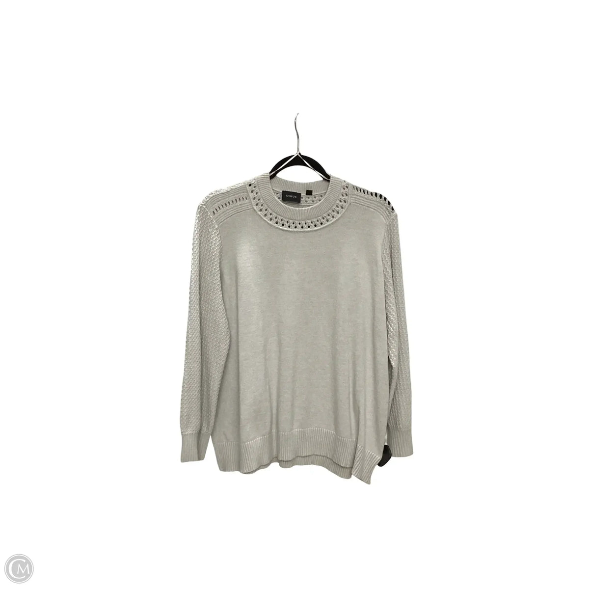 Sweater By Cyrus In Grey, Size: 1x